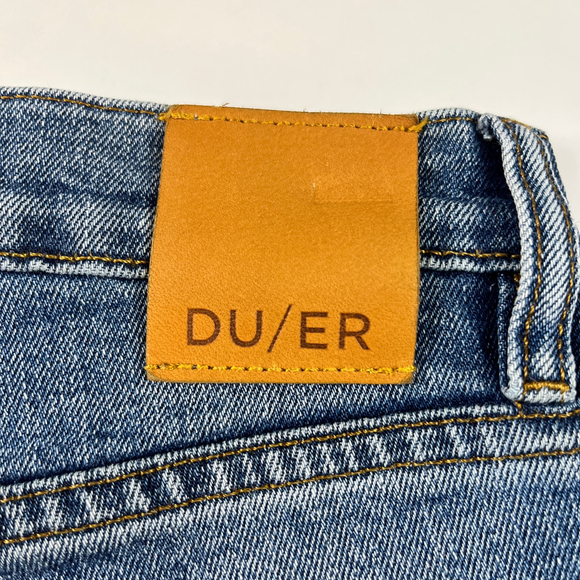 DU/ER Women Jeans Midweight Denim Wide Leg (Button Fly) size 25 x 30 - Picture 4 of 14